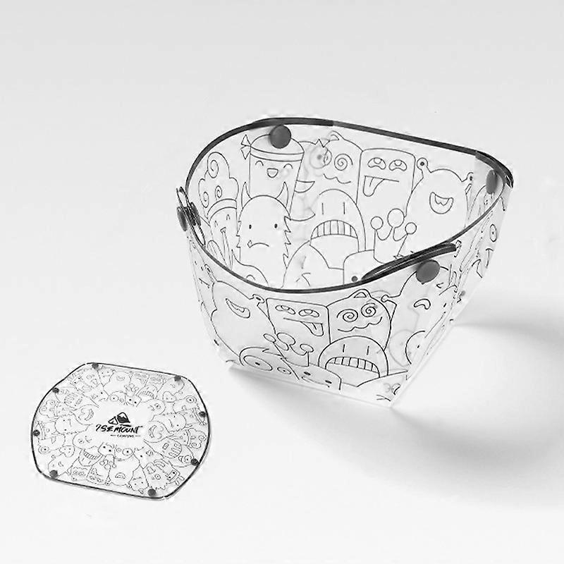 Outdoor Lightweight Folding Tableware Foldable Bowl Cup