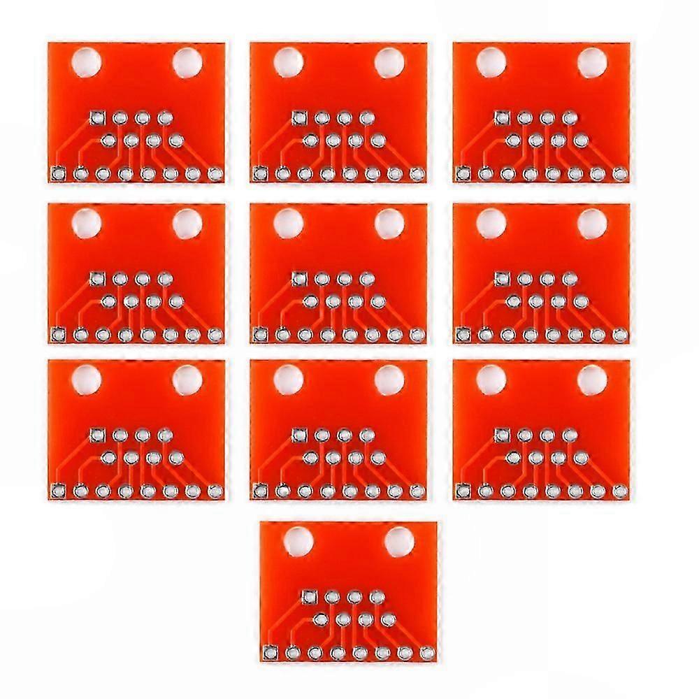 10-Pack RJ45 LAN Jack Modules Network Breakout Hubs for Cable Assembling Electronics Prototyping Compact Circuit Interface Panels