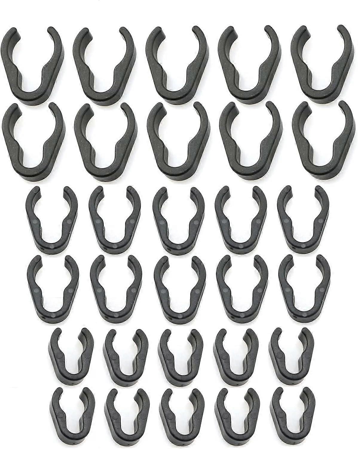 Microphone Cable Clips - Universal Microphone Rig Cable Clips (30-pack)