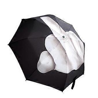 Neues Mittelfinger-Design Schwarzer Regenschirm Cool Fashions Impact Regenschirm