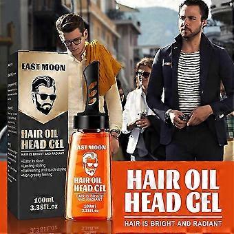 Long-Lasting Men's 2-in-1 Hair Wax Gel with Comb, Easy Style, 100ml