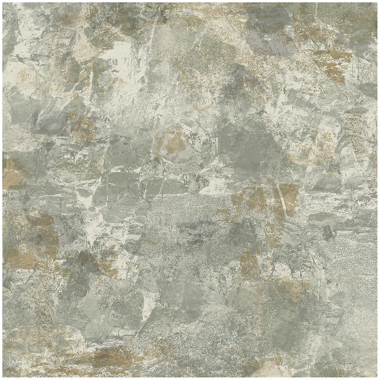 Quarry Stone Green Wallpaper