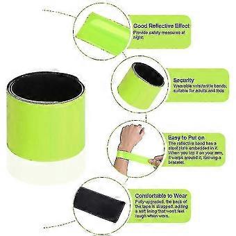 Reflective Tapes, 12pcs Snap Bracelets, Clap Bracelet, Safety Tape, Re