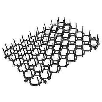 12Pcs Cat Deterrent Mat Anti Cat Dog Network Indoor Outdoor Repellent Training Plastic Spike Mat for Keeping Away Cats Dogs Protecting Plants-Yvan