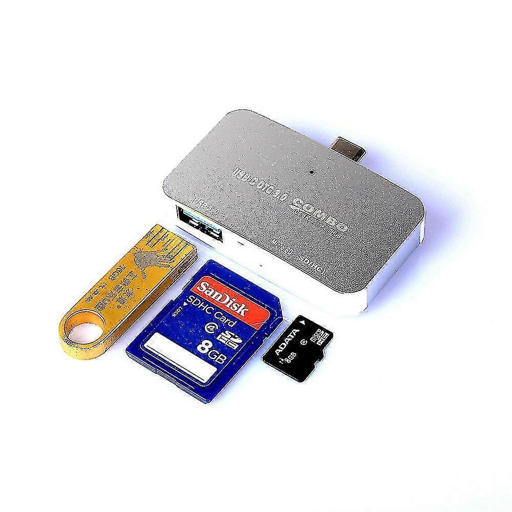 Type-c Otg Card Reader Usb 3.0 Hub Multi-function Sd/tf Docking Station