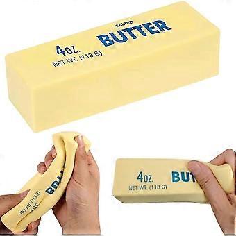 Giant Butter Stick Squeeze Toy Slow Rebound Stress Relief Fidget Toy Realistic Butter Design Soft Squishy for Adults Kids Anxiety Relief Desk Toy_xqy3