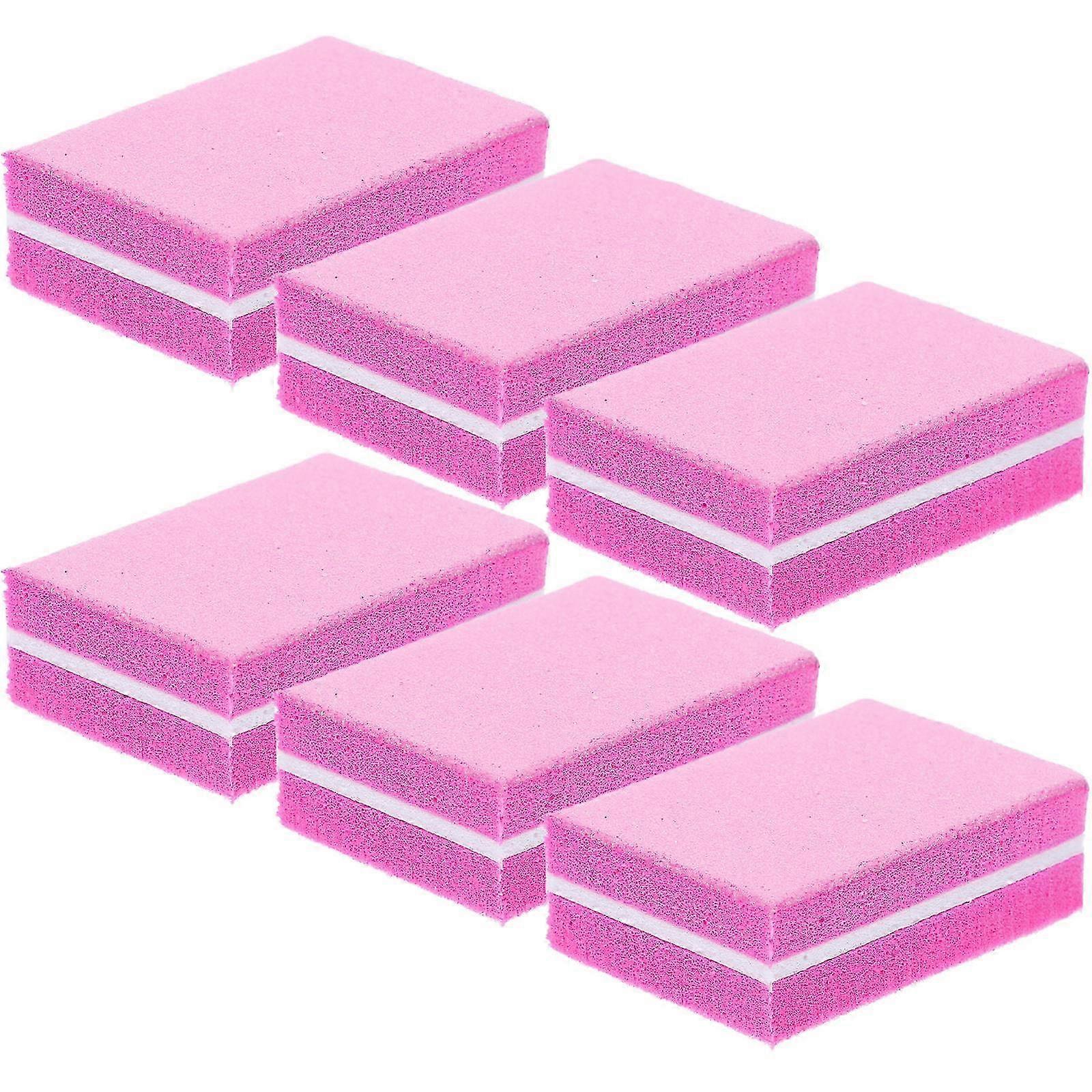 Rosy Double Sided Nail Buffer Block for Manicure 50Pcs