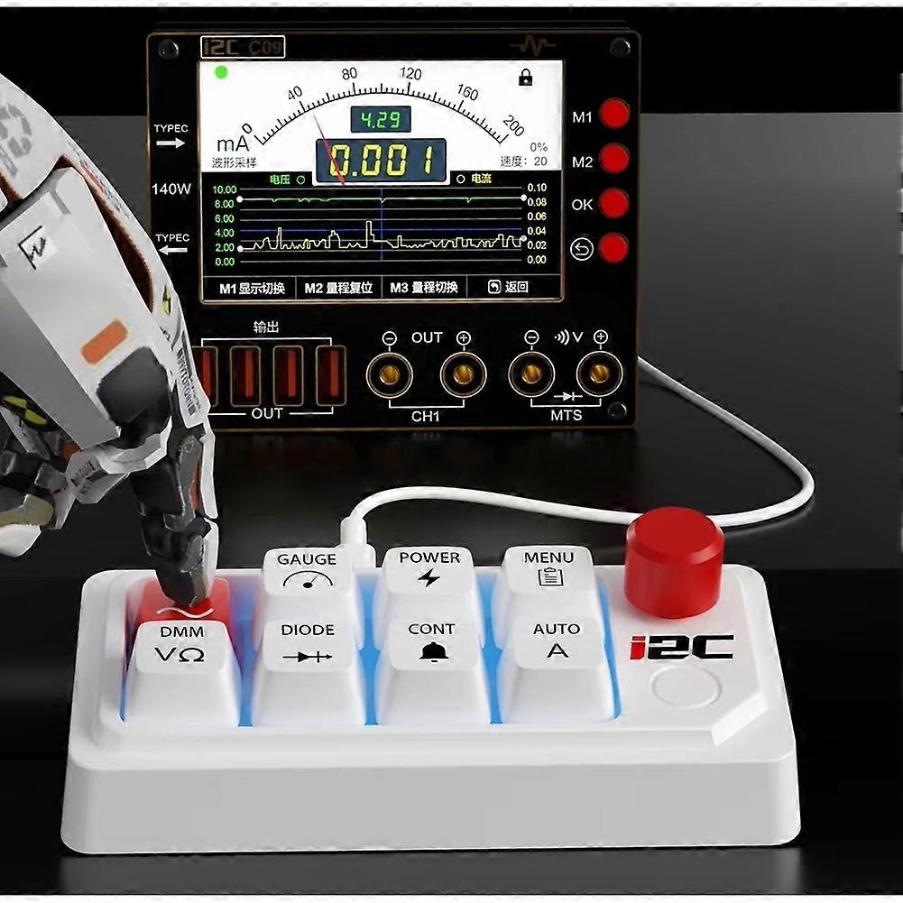 I2C K01 Keyboard for C09 & C10 Waveform Multimeters One-Key Function Switching Improve Diagnostic and Operational Efficiency