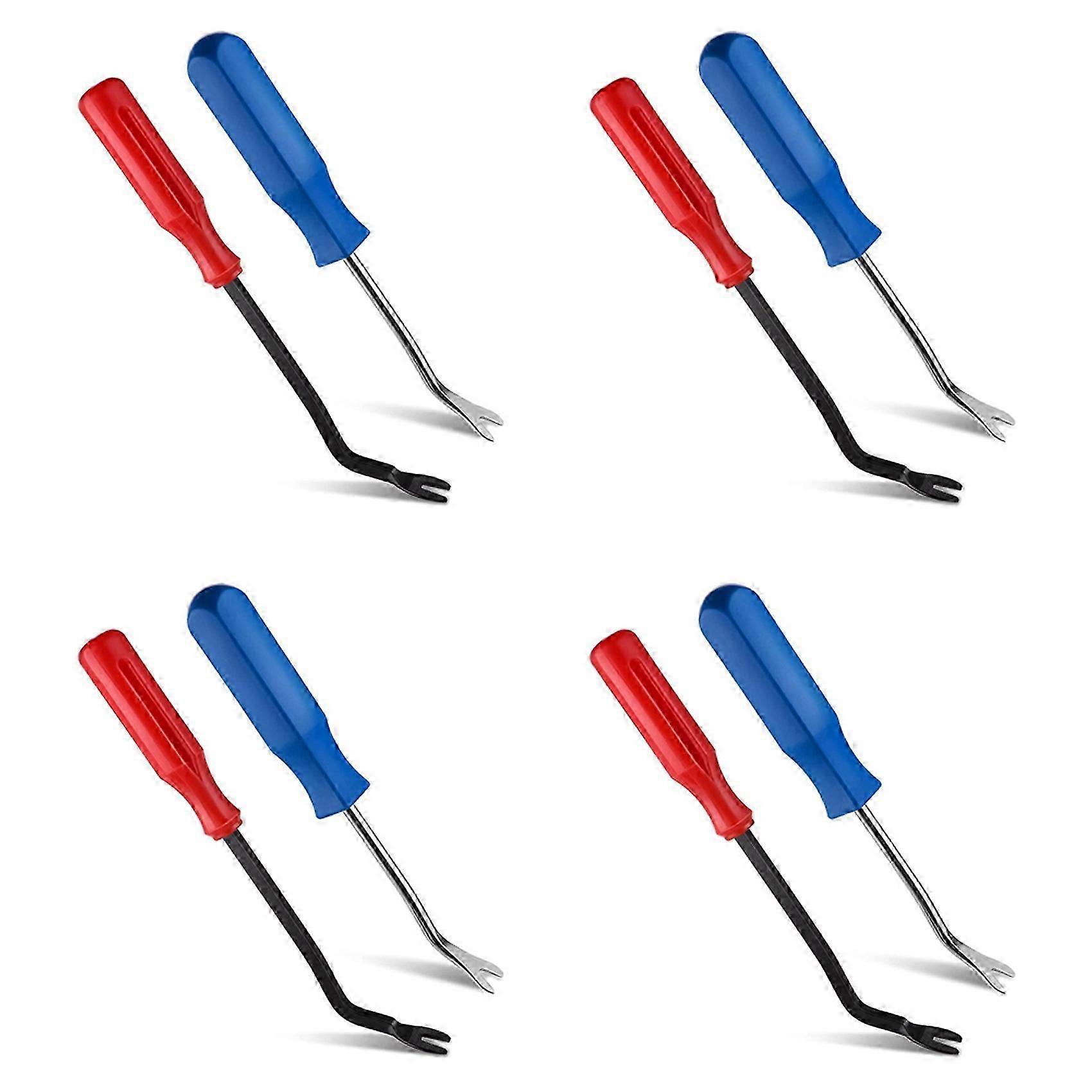 Upholstery Staple Nail Remover Tool, 8 Pcs Steel Nail Puller Remover Tool for Remove Staple in Furniture Wooden Case
