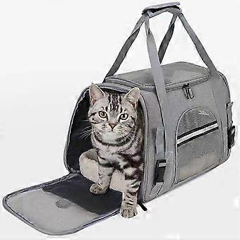 Pet Carrier Tragbare Katze und Hund Outgoing Bag Atmungsaktive Haustier-Auto-Tragetasche