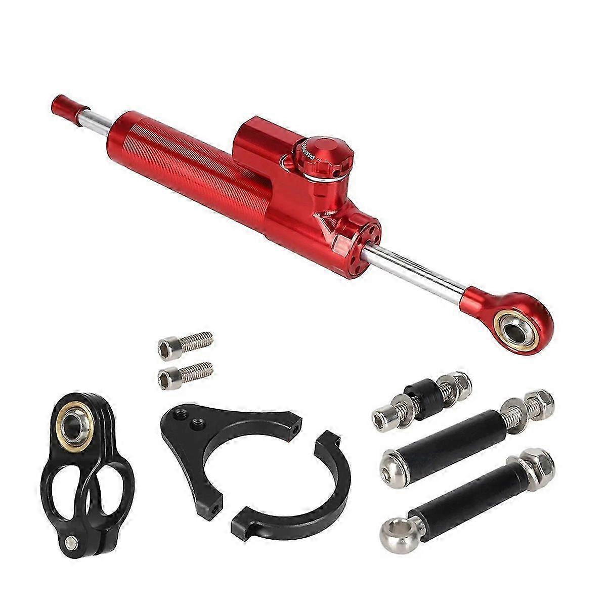 compatible with / Electric Scooter Steering Damper Bracket Kit Stabilizer Damper Accessories