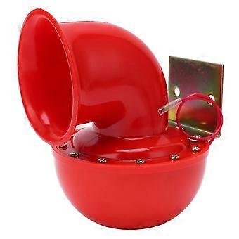 Autohorn 150db Rotes Lufthorn Elektrisches Bullenhorn Kuhsound Metallhorn für LKW Zug Boot Motorrad Auto