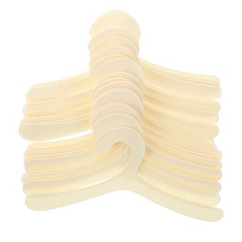 20pcs Pet Clothes Storage Racks Dog Clothing Hanger Plastic Puppy Apparel Hanger