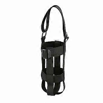 Walking, Hiking, Camping & Travel Water Bottle Holder Crossbody Sling Strap with Handle & Shoulder Straps