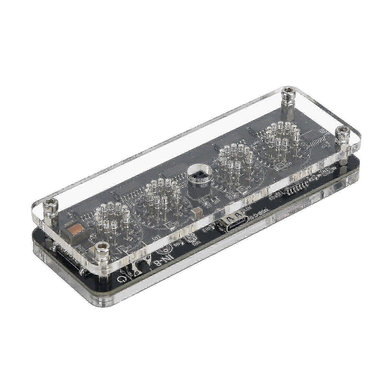 N-8 4-digit Nixie Tube Clock Innovative Desktop Clock Sleek Home Decor Basic Sz Kit