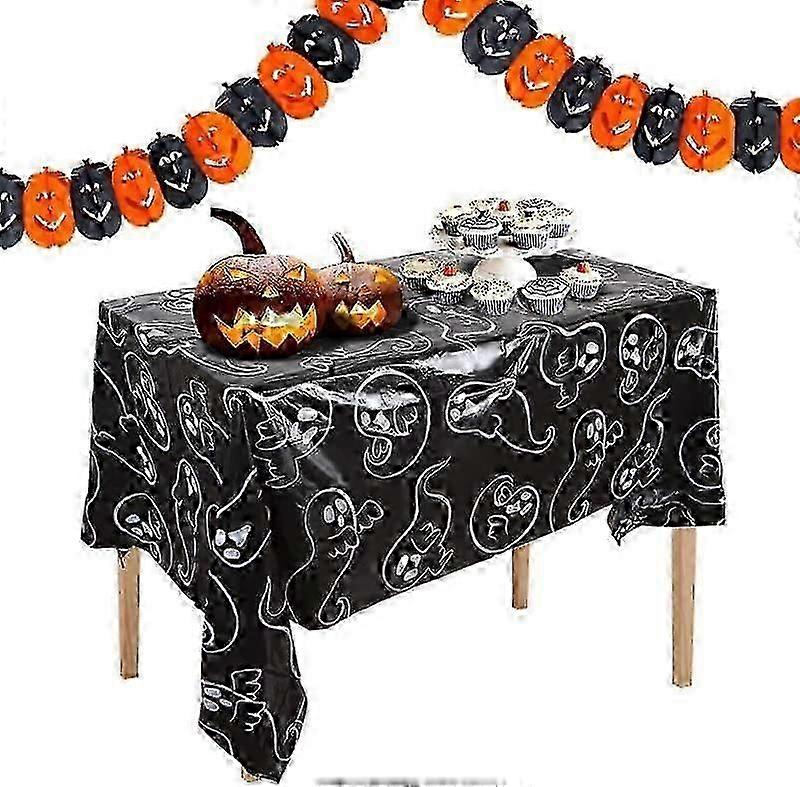 Waterproof Halloween Ghost Tablecloth for Party Decor