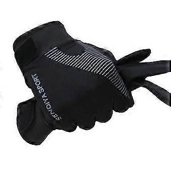 1 paire de gants de vélo de vélo à doigt complet écran tactile hommes gants femmes respirants été chauds mitaines d’hiver gants de cyclisme