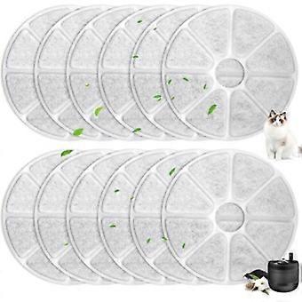 Verpakking van 12 kattenwaterfonteinfilters voor Philips PAW3210/02, vervangend actiefkoolfilter voor kattenwaterfonteinen, drievoudig filtratiesysteem