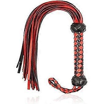 Geflochtene Leder Peitsche Spiel Spanking Queen Whip Riding Whip