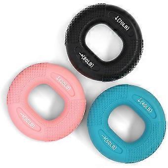 Grip Trainer, Hand Grip Strengthener (3 Pieces, 6 Resistances), Finger Exerciser, compatible withearm Grip Exercise, Hand Grip Strength
