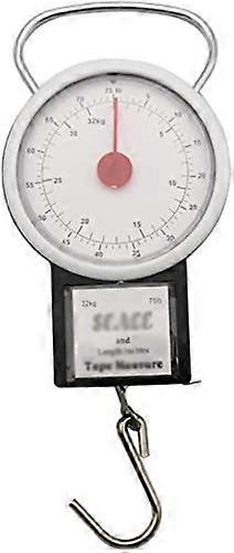 32kg Mechanical Spring Scale with Ruler,  Precision Battery Hanging Weight Scale