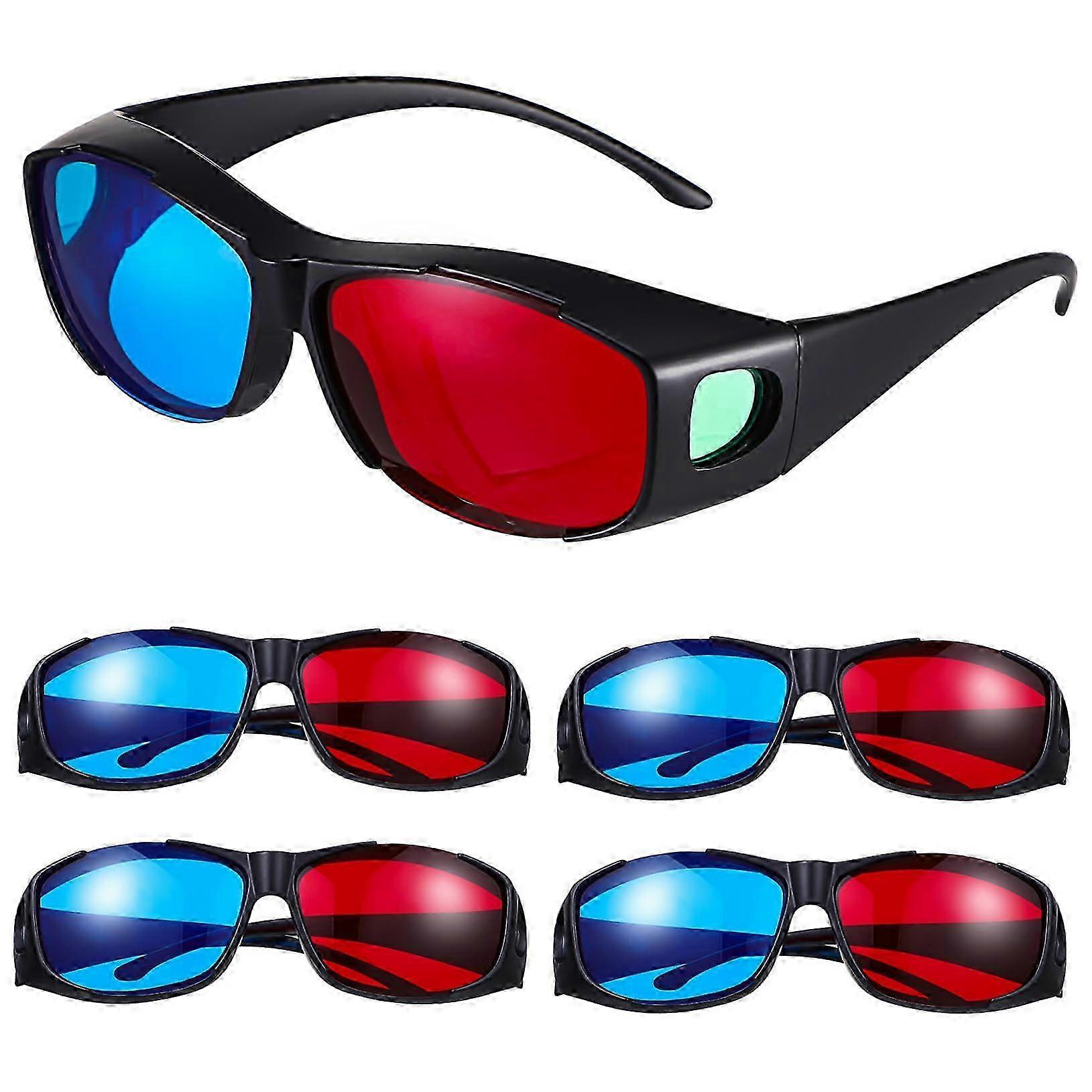 Compact Red Cyan 3D Viewing Glasses