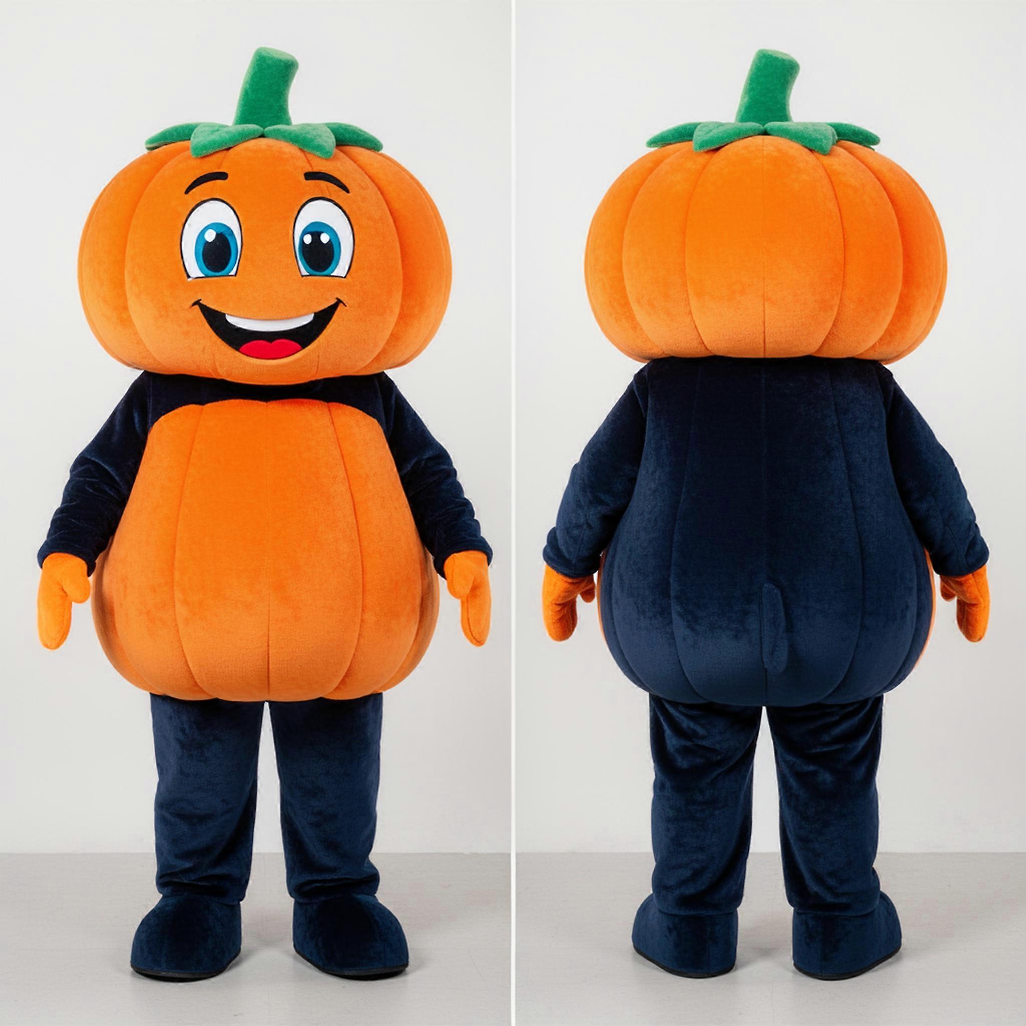 MASTICOT Navy Velvety Pumpkin Mascot