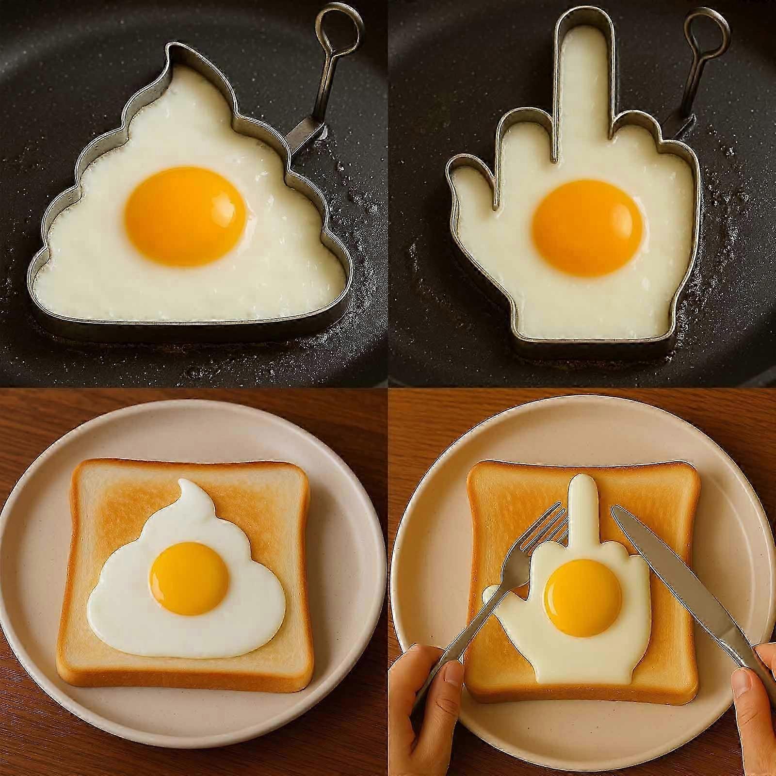 Creative Middle Finger Egg Mold