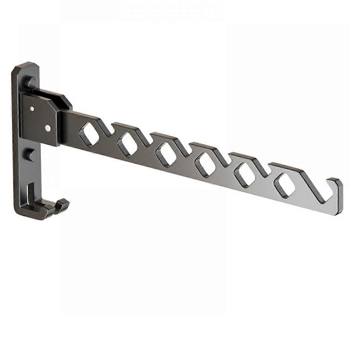 Foldable Space-Saving Wall-Mounted Drying Rack for Indoor Use