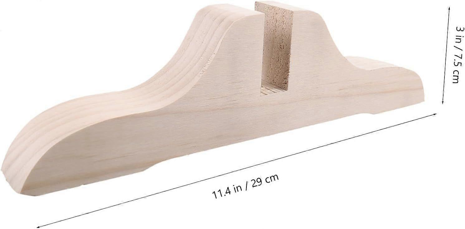 2pcs Wooden Room Divider Base Stand for Stable Partition Support