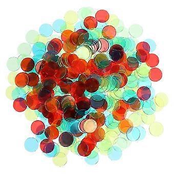 240Pcs Plastic Bingo Chips Plastic Markers Bingo Game Chips Entertainment Toys_zyaq
