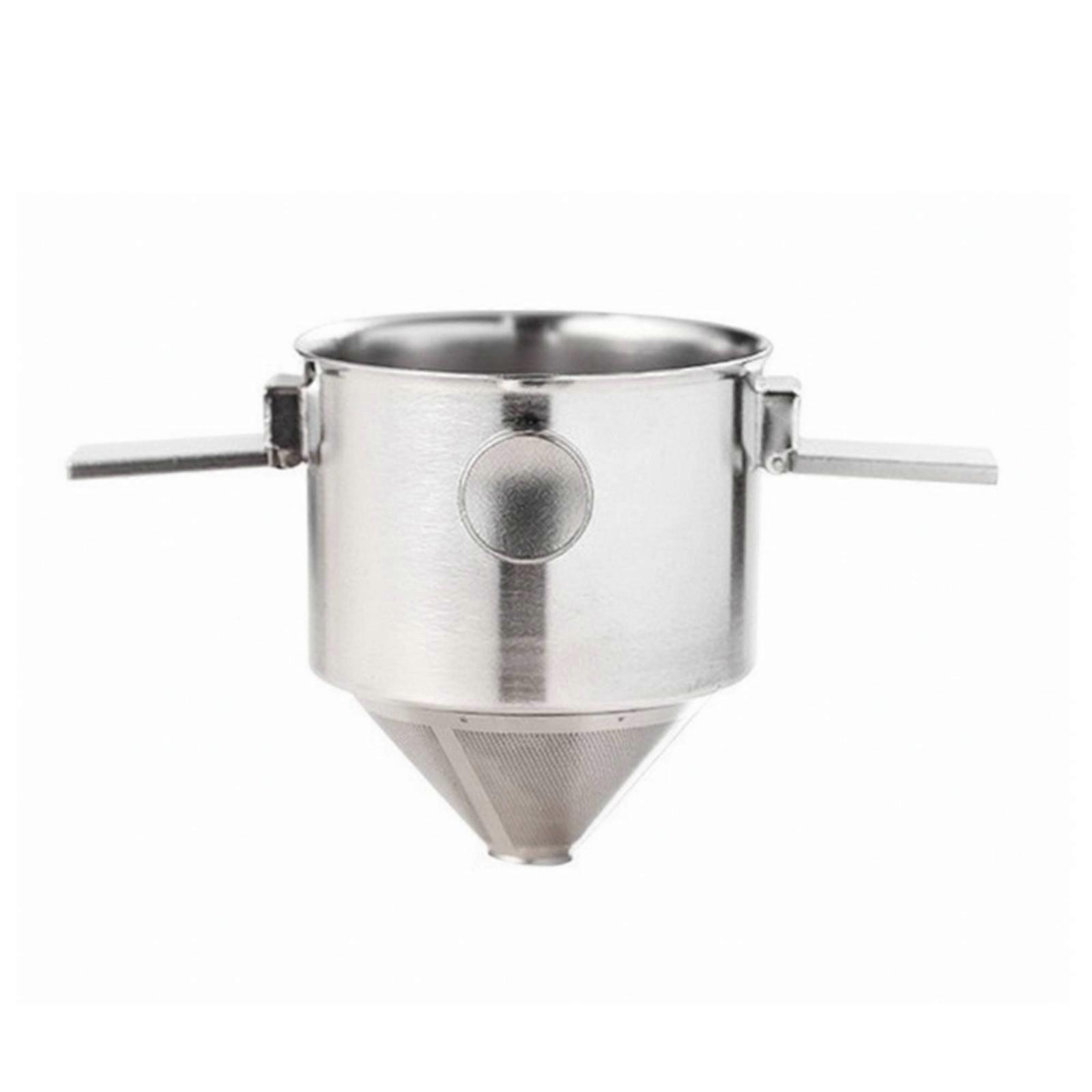 Pour-over Coffee Strainer with Folding Handles Reusable for Camping