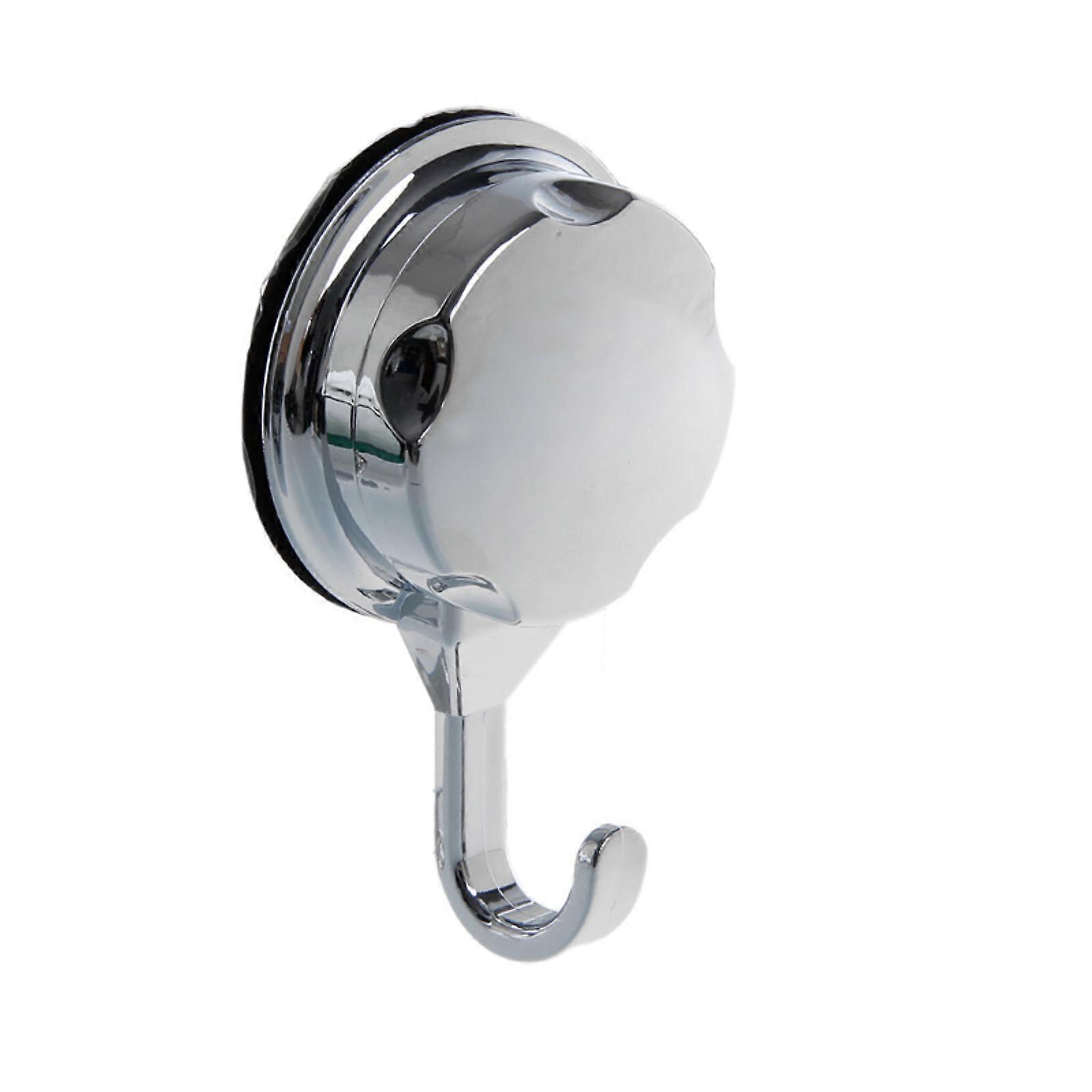 Chromed Suction Cup Kitchen Hooks compatible with Towel Hooks Bathroom Wall Hook Vacuum Hook