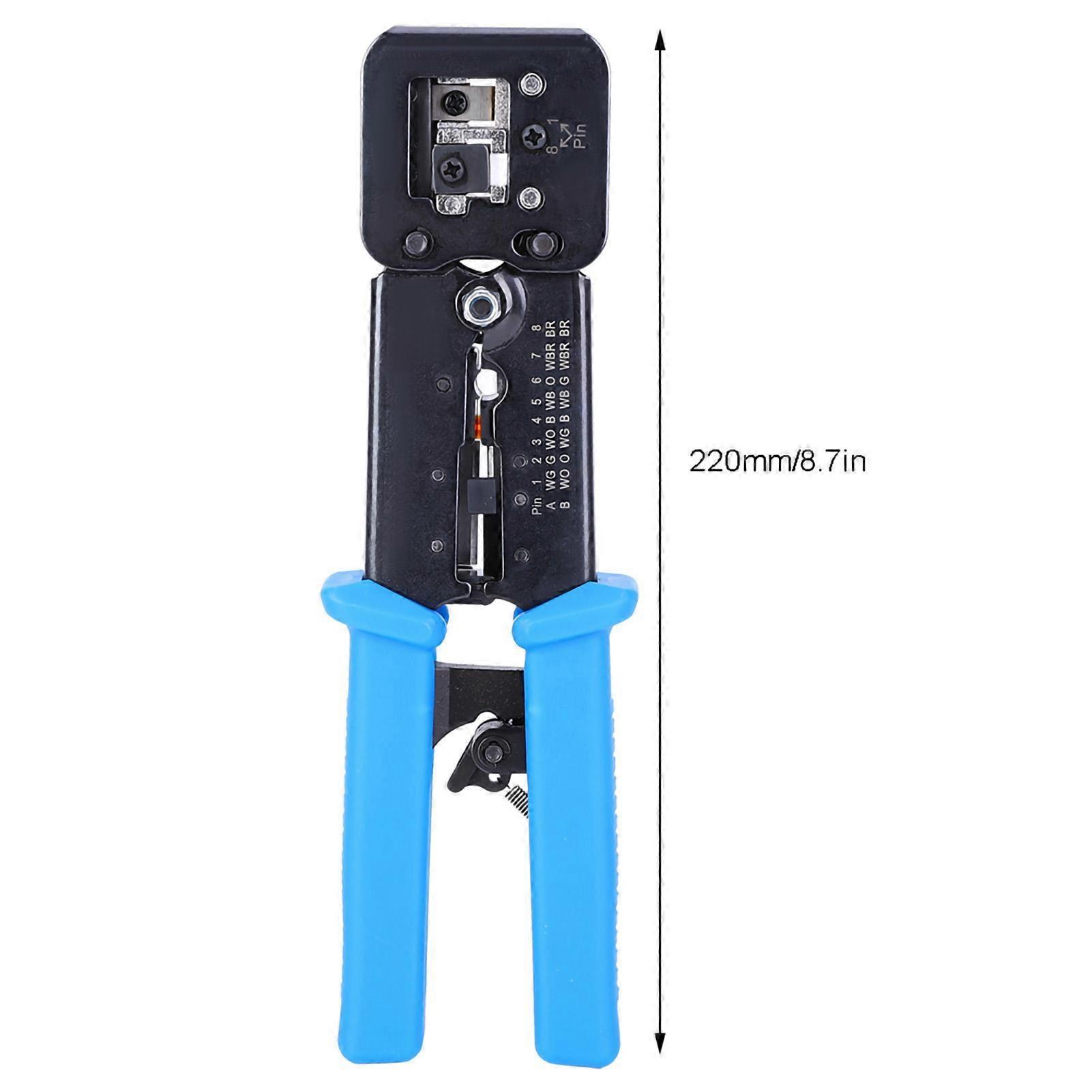 Multi Functional Network Wire Crimper Cable Stripper Crystal Head Crimping Pliers Tool