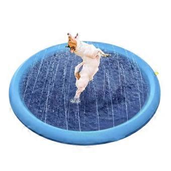 Children's Water Splash Pad with Fountain for Garden, Non-Slip PVC Play Mat for Summer Outdoor Fun
