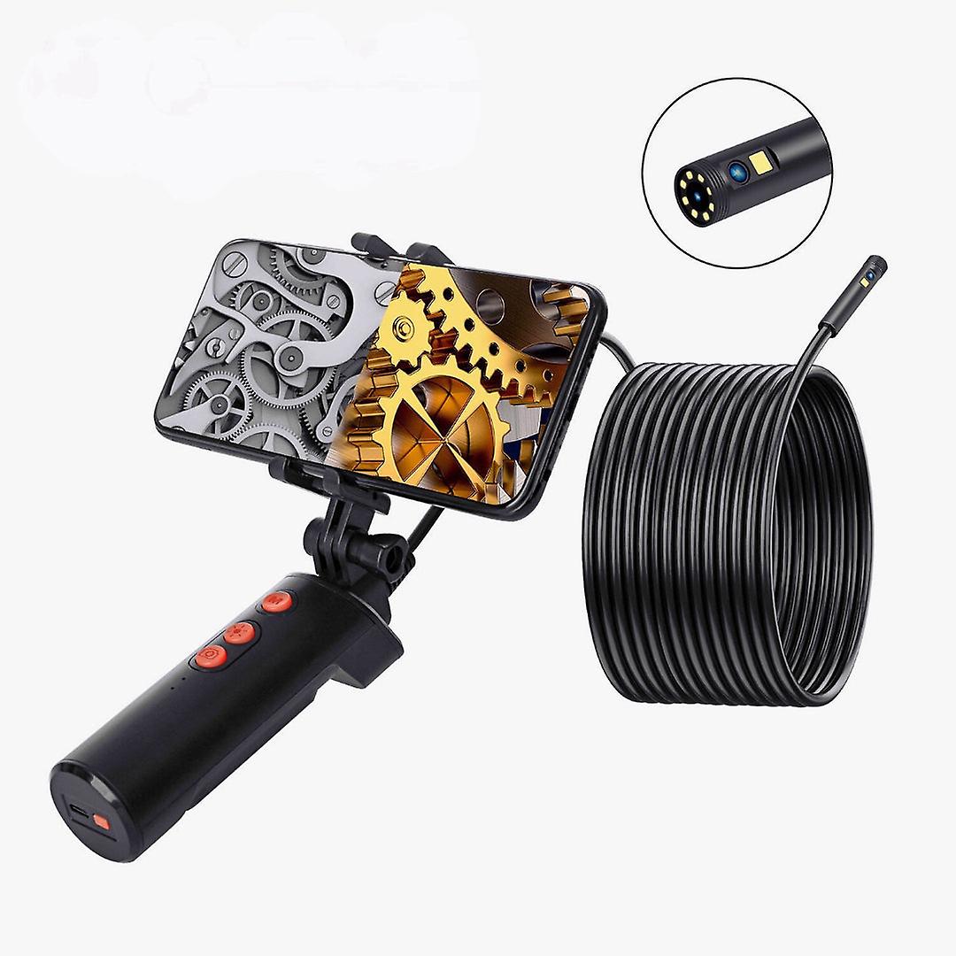 Usb Borescope Inspection Camera Wifi Hd 1080p Dual Camera Borescope Soft Wire For Iphone 12 12pro,8mm