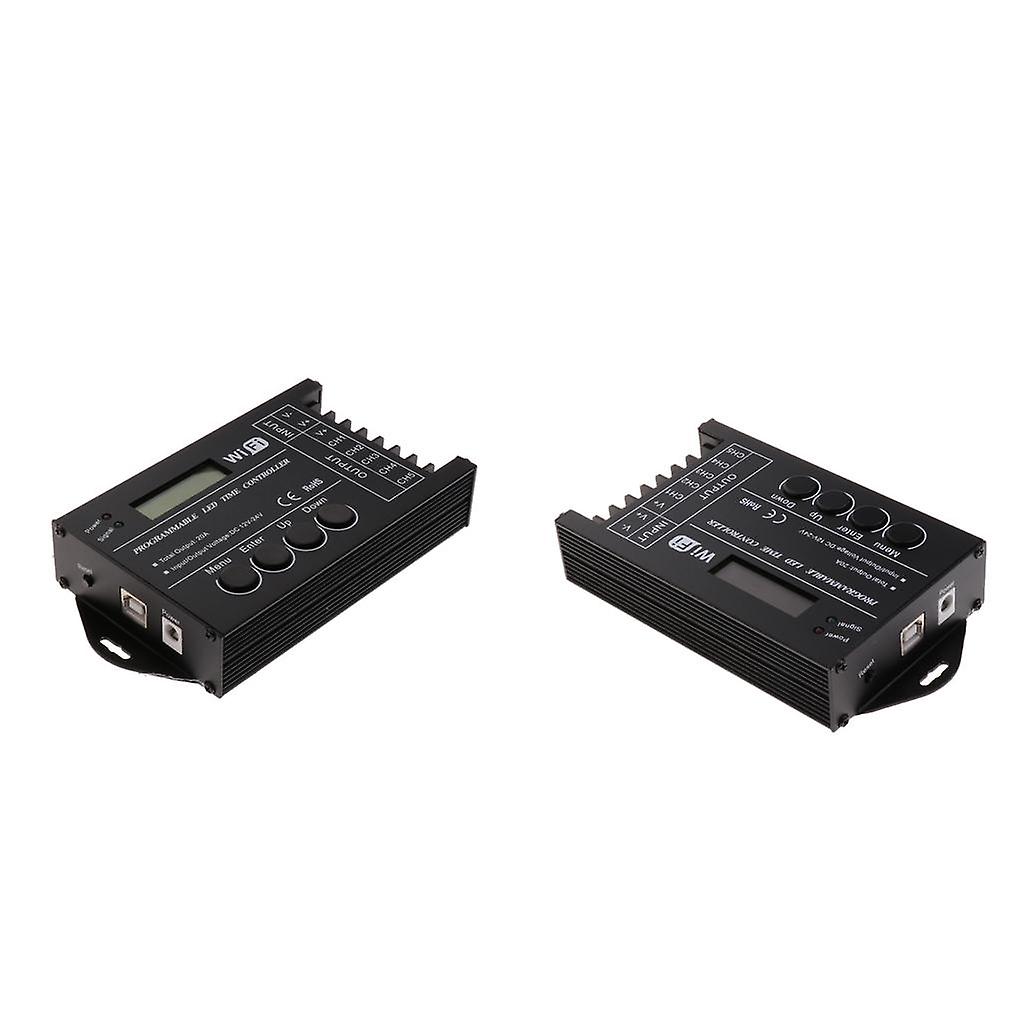 2pc TC421 LED Timer Controller Lighting Timer DC12-24V 5 Channel Home Decor