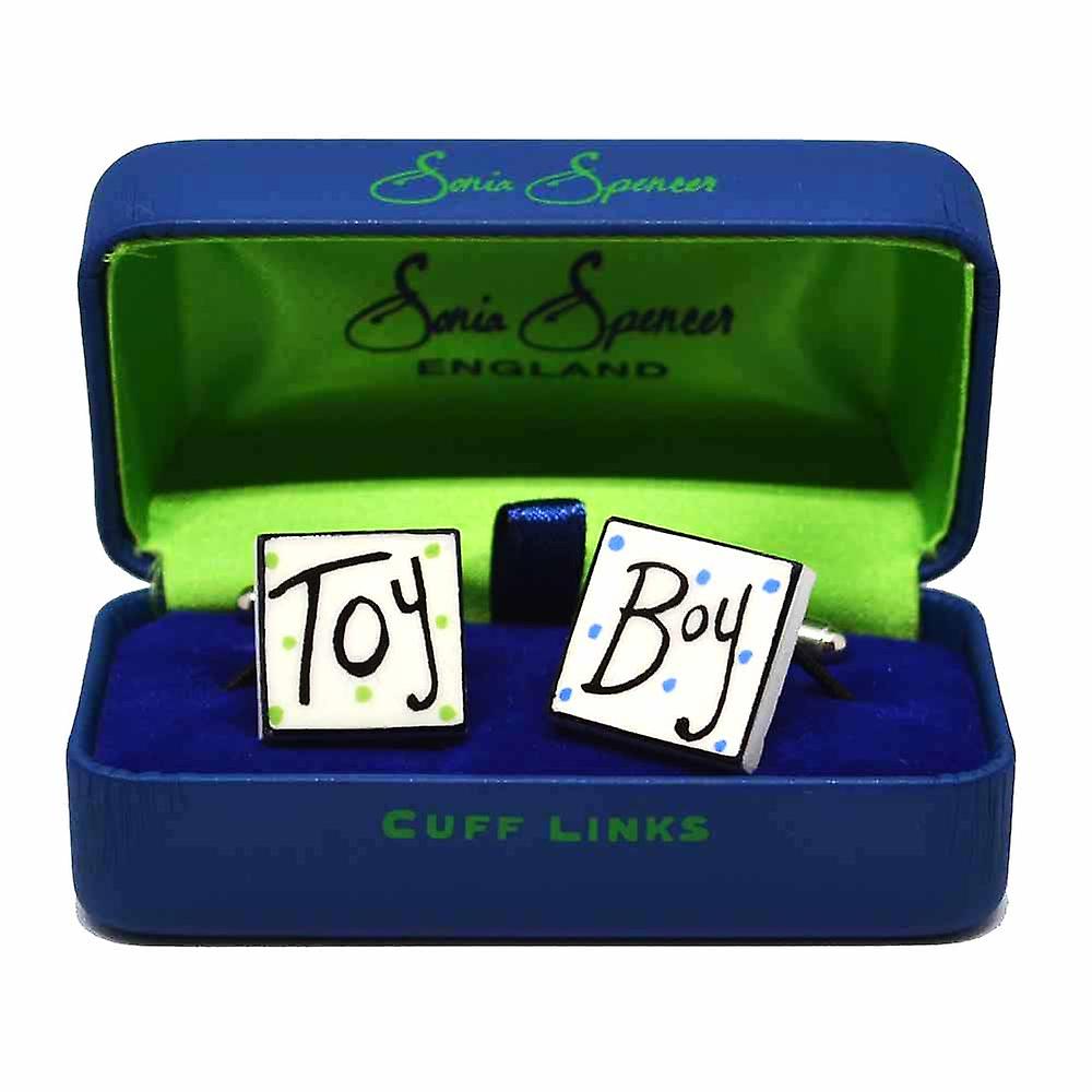 Toy Boy Cufflinks by Sonia Spencer