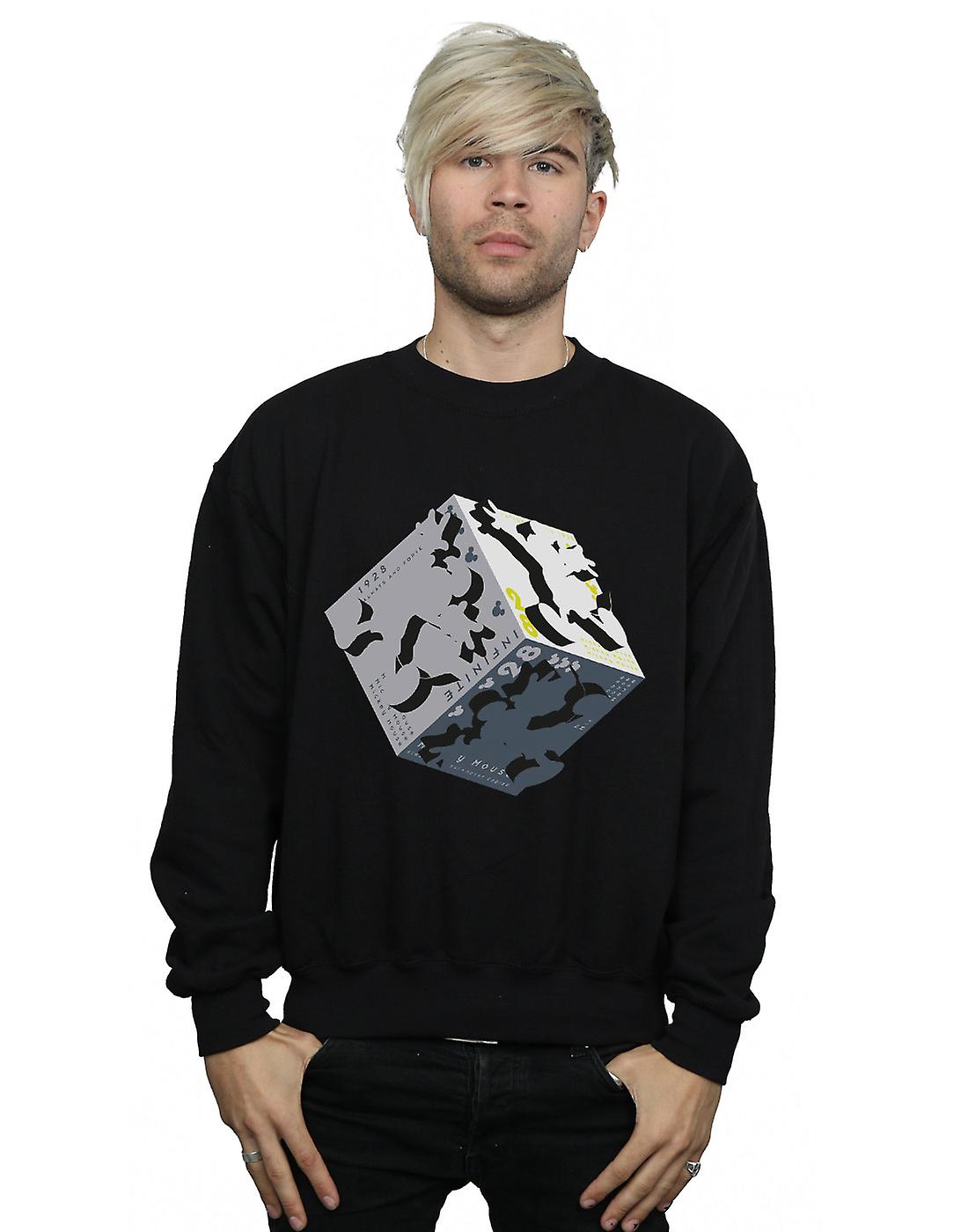 Disney Men's Mickey Mouse Cube Sweatshirt