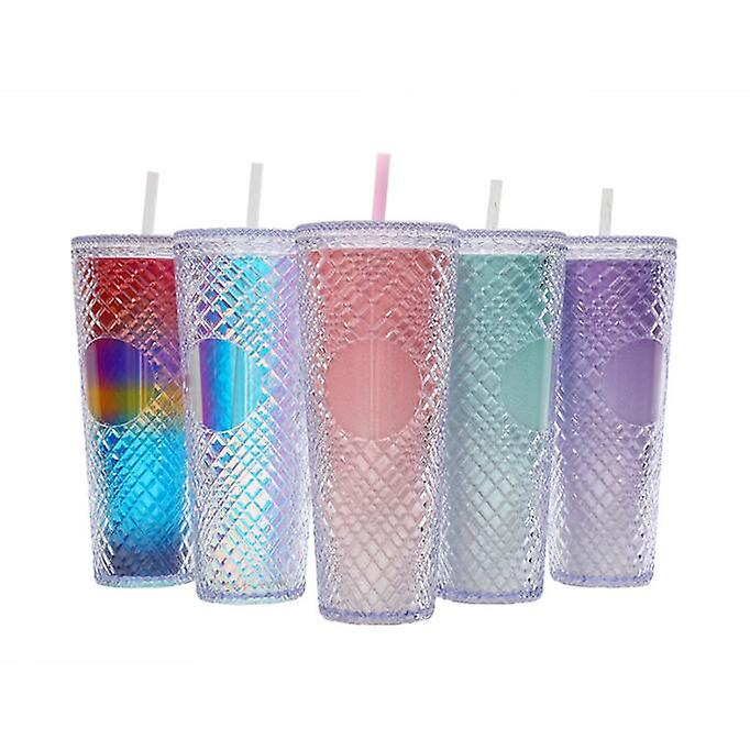 Studded Cups Tumbler With lid And Straw