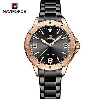 Naviforce Fashion Casual Women Watches Stainless Bracelet Ladies Watch Elegant Dress Quartz Female Wristwatch Montre Femme