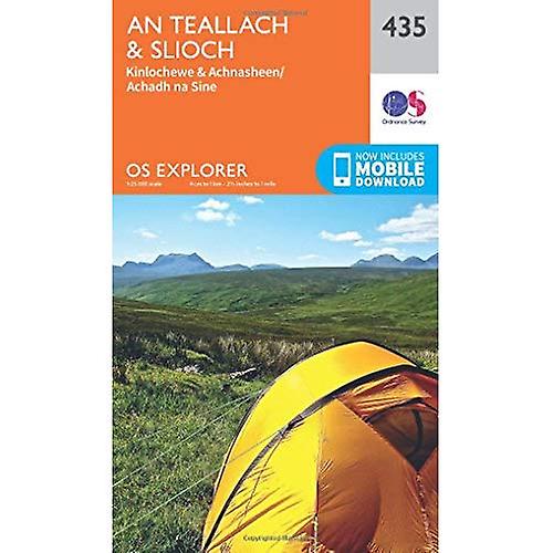 OS Explorer Map (435) An Teallach and Slioch