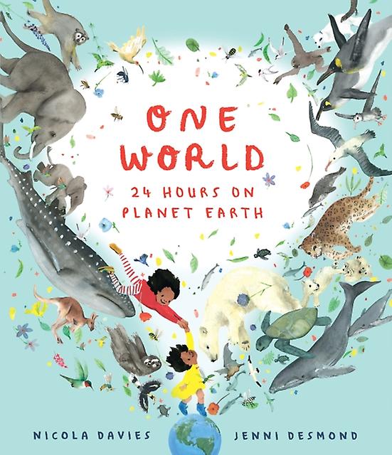 One World 24 Hours On Planet Earth by Nicola Davies Paperback Book