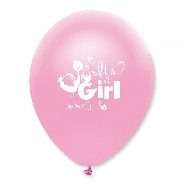 Partito creativo è una ragazza palloncini di cicogna in lattice