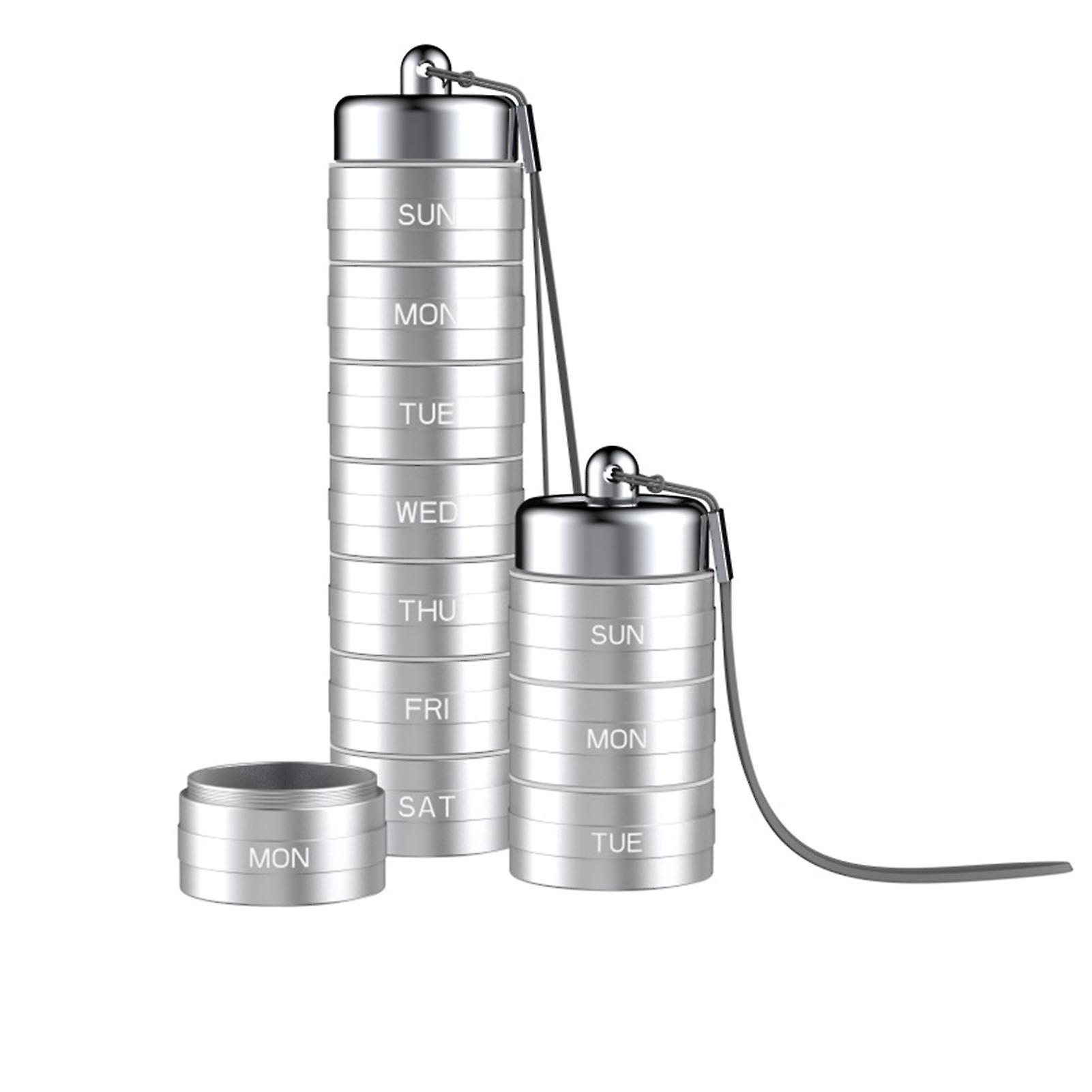 Small Medicine Storage Box Moisture-proof Stackable Medicine Case for Journey