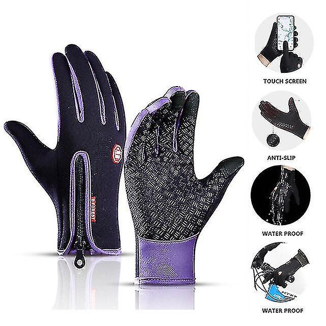 Unisex Motorcycle Gloves – Touchscreen, Waterproof, Full Finger With Carbon Fiber Protection For Riding, Racing & Outdoor Sports