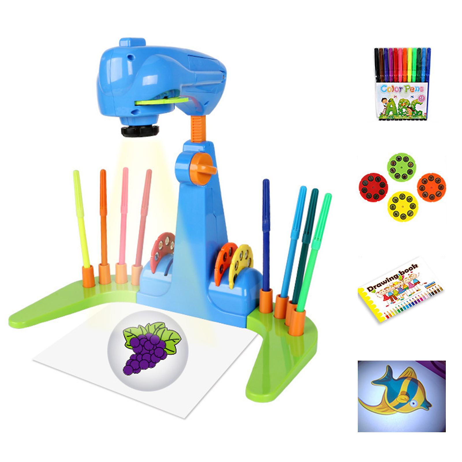 2024 NEW,Drawing Projector for Kids, Trace and Draw Projector Toy for Toddlerss, Intelligent Draw Projector Toy Machine, Learning Art Projection Drawi