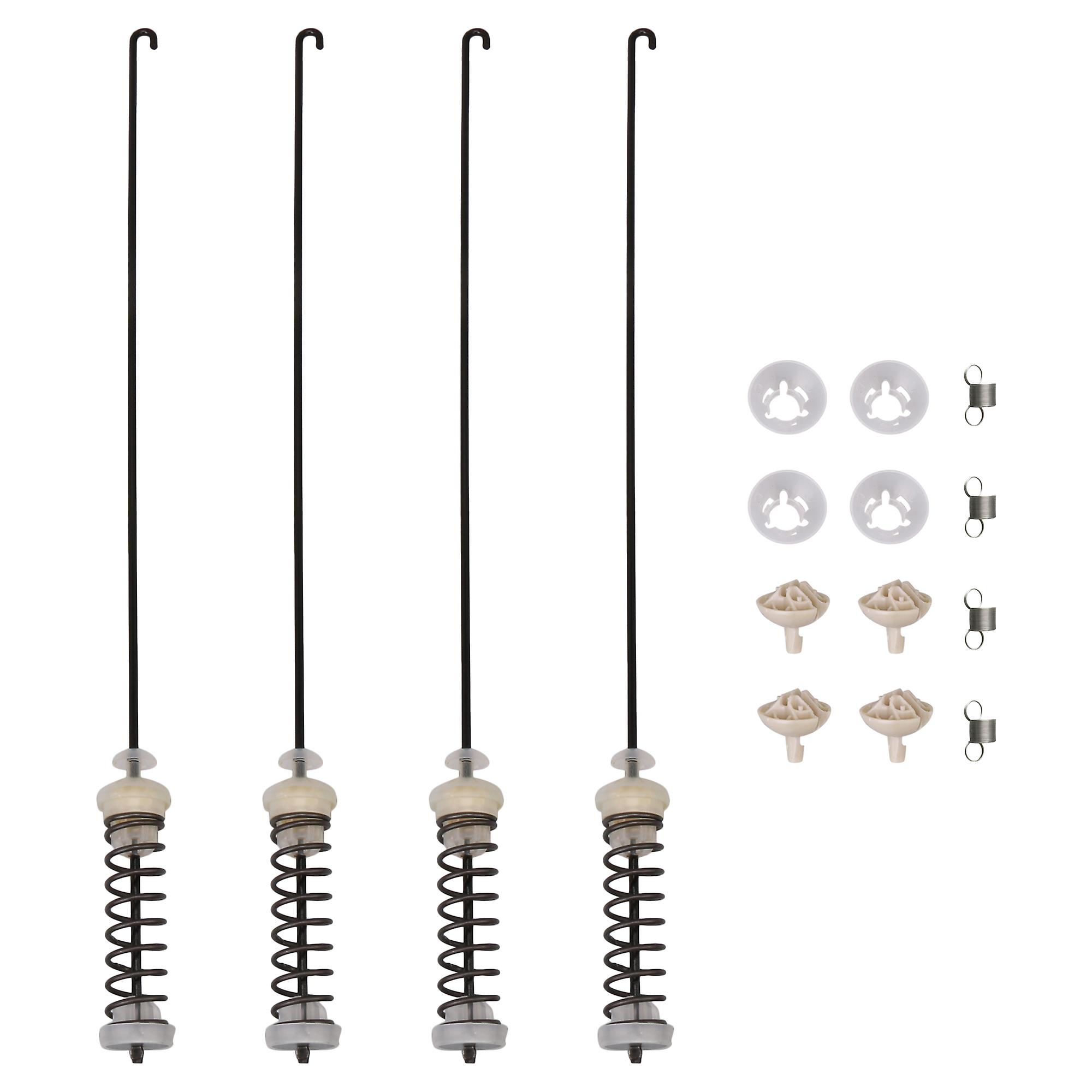 4 Pieces Washing Machine Suspension Rod & Suspension Spring W10400895