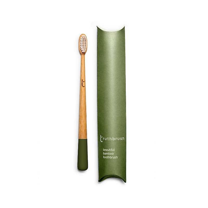 Olive Green Truthbrush With Plant-based Bristles