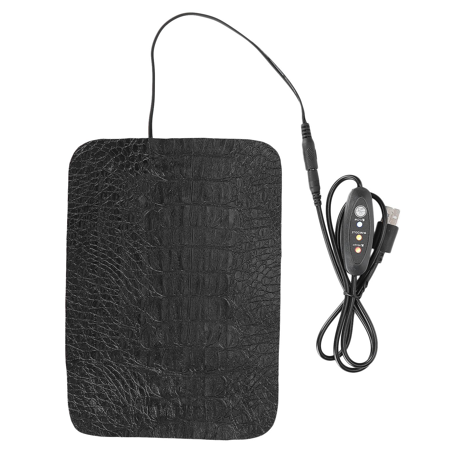 Tapis chauffant USB anti-rayures pour reptiles, tapis chauffant étanche pour reptiles, tortues, lézards (petit modèle)